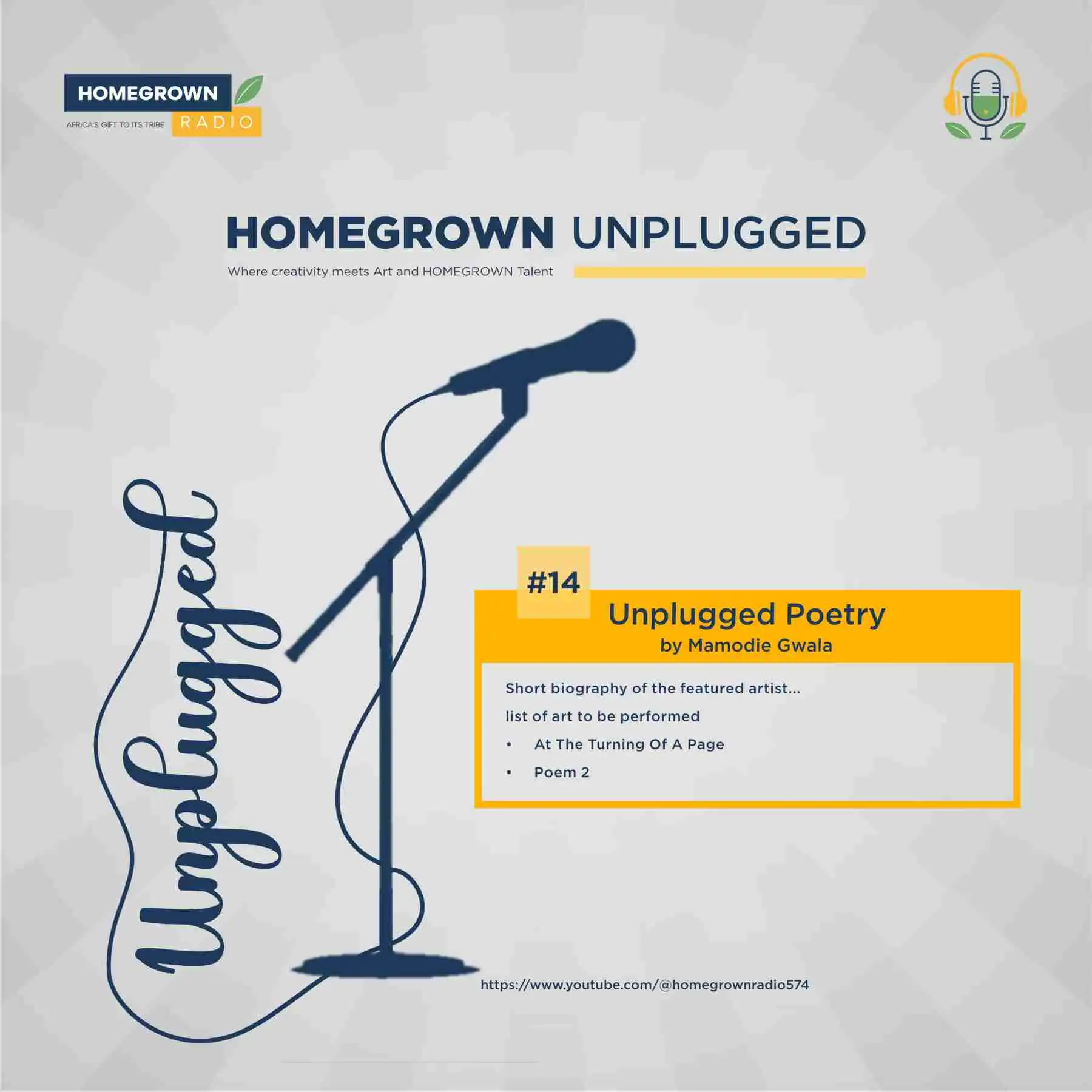 Homegrown Unplugged Podcast Poster